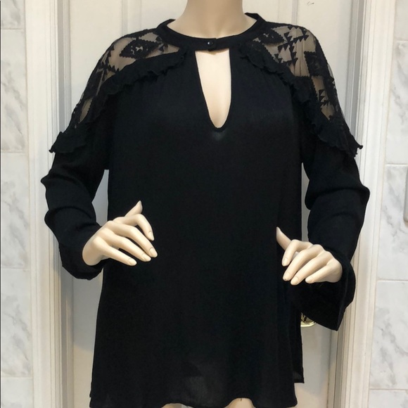 BLACK TUNIC TOP - Picture 4 of 8